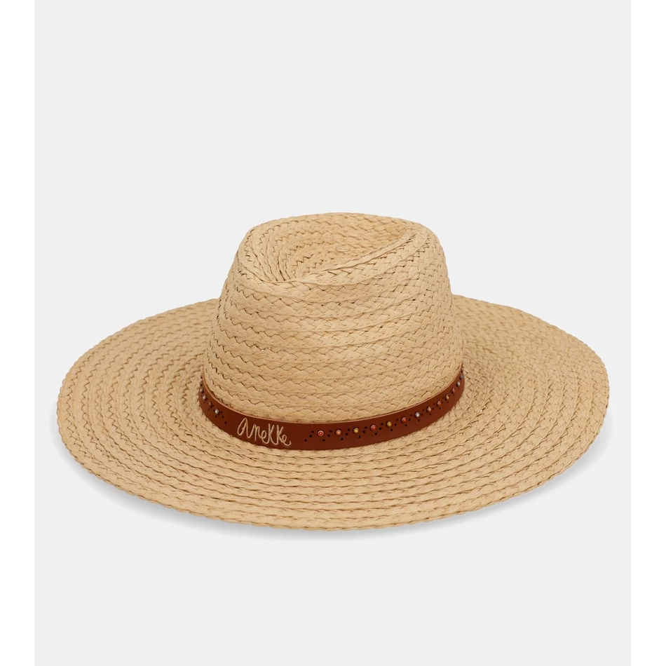 Anekke Toasted raffia hat