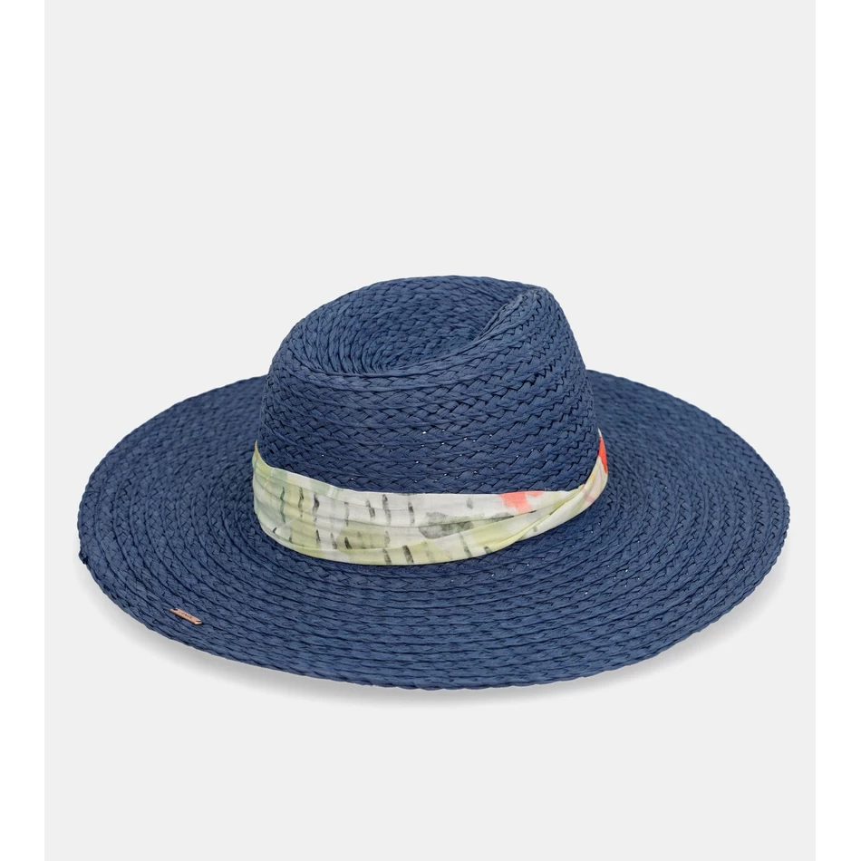 Anekke Lacivert Rafya şapka