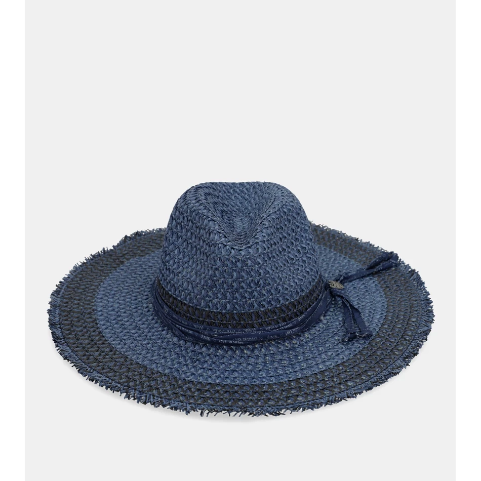 Anekke Tweekleurige Raffia Hoed