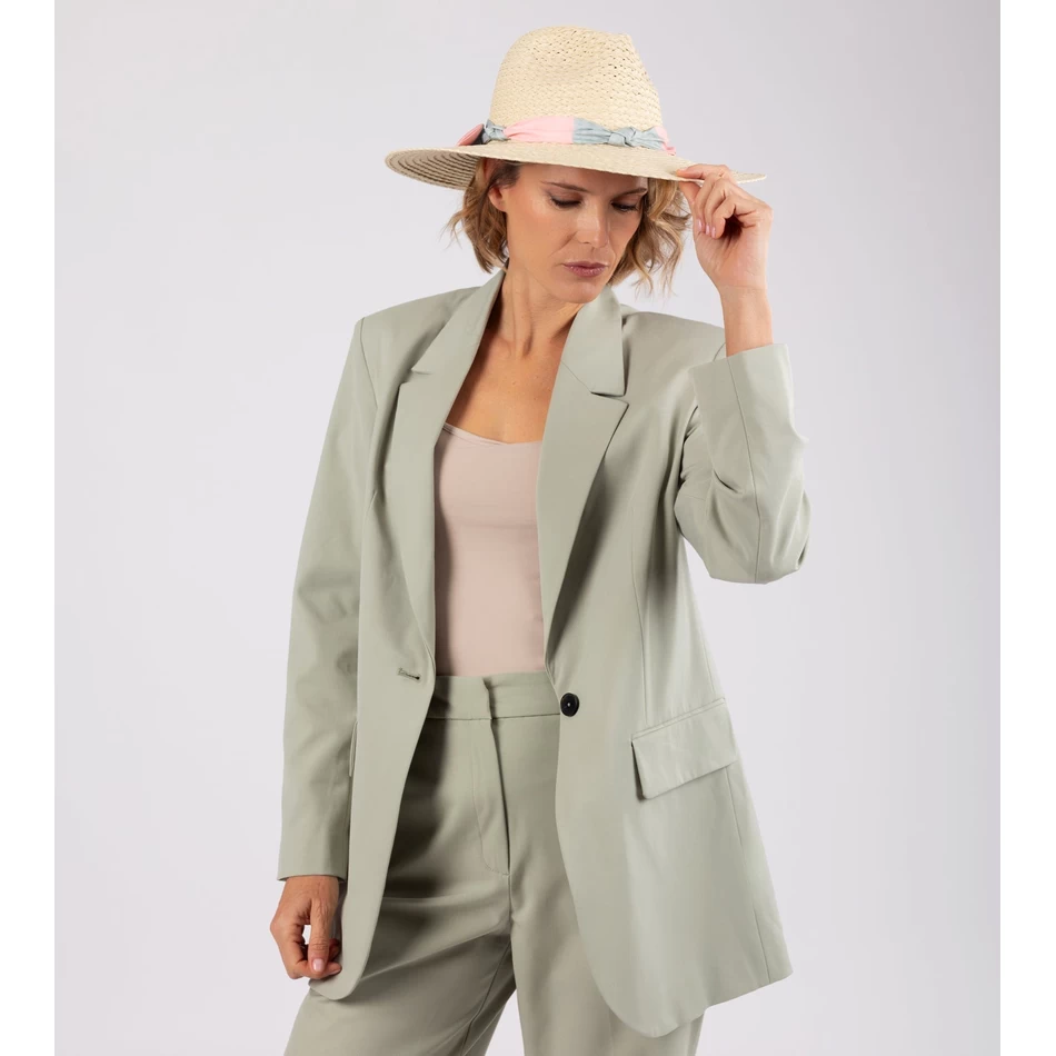 Cappello In Rafia Anekke Ecru