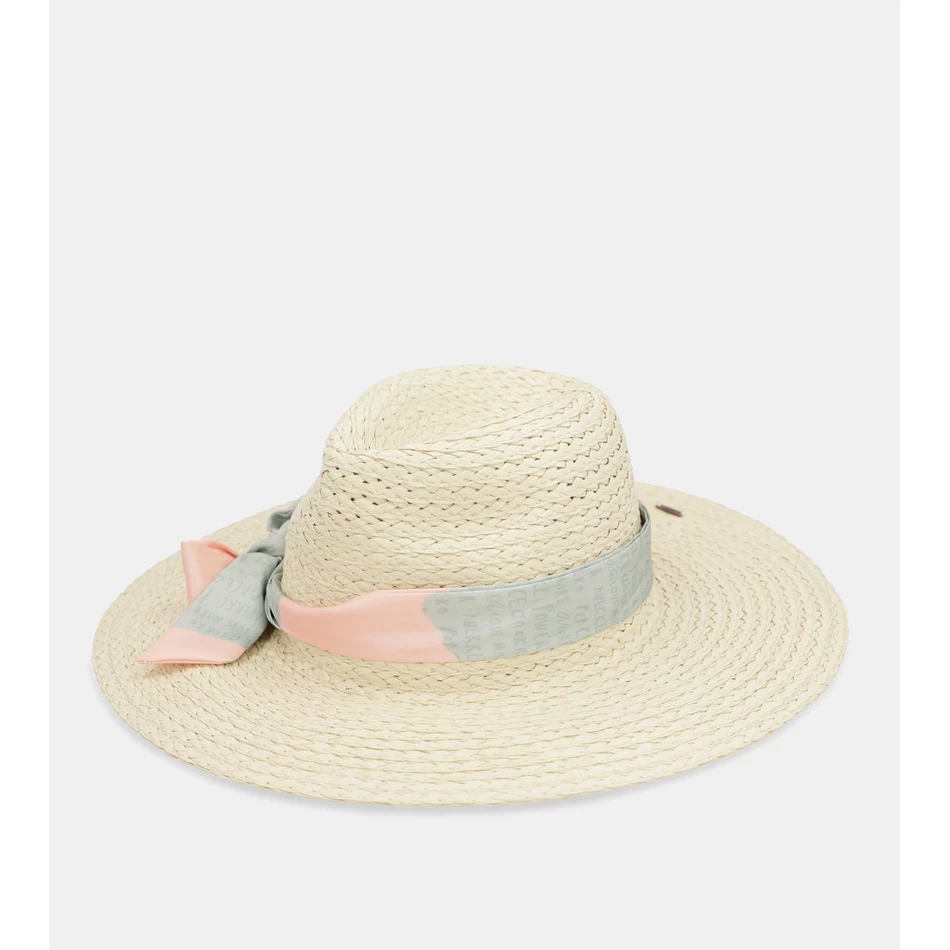 Cappello In Rafia Anekke Ecru