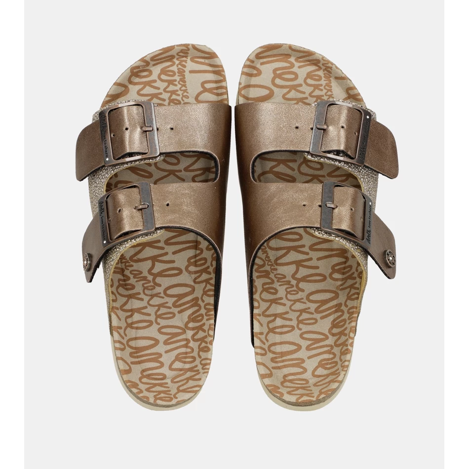 סנדלי ביו ברונזה של Anekke לנשים