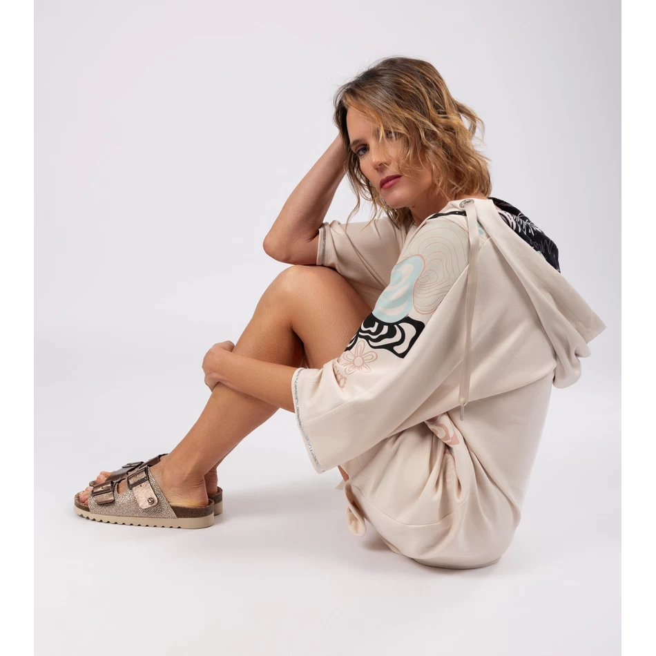 סנדלי ביו ברונזה של Anekke לנשים