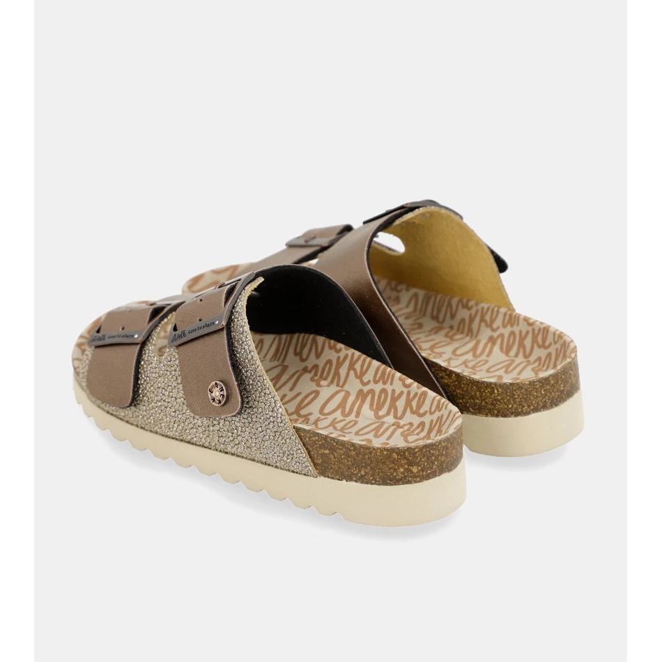 סנדלי ביו ברונזה של Anekke לנשים