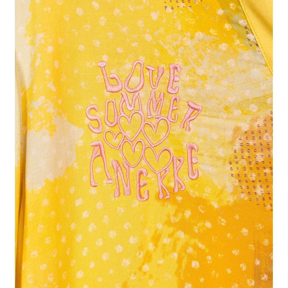 Baju Kemeja Kuning Anekke