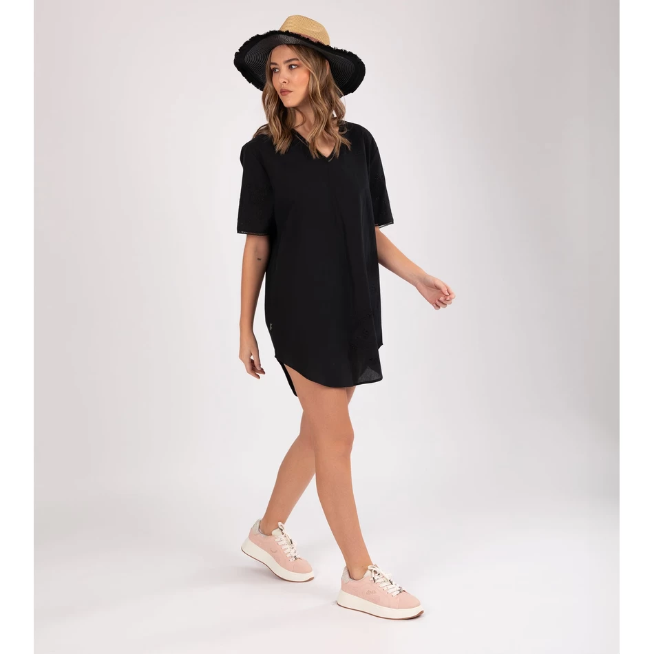 Gaun Hitam Pendek Anekke