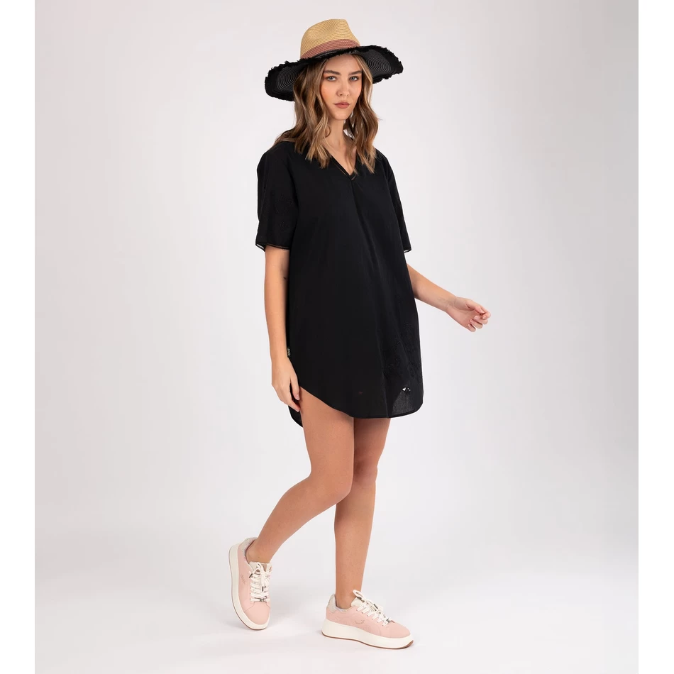 Gaun Hitam Pendek Anekke