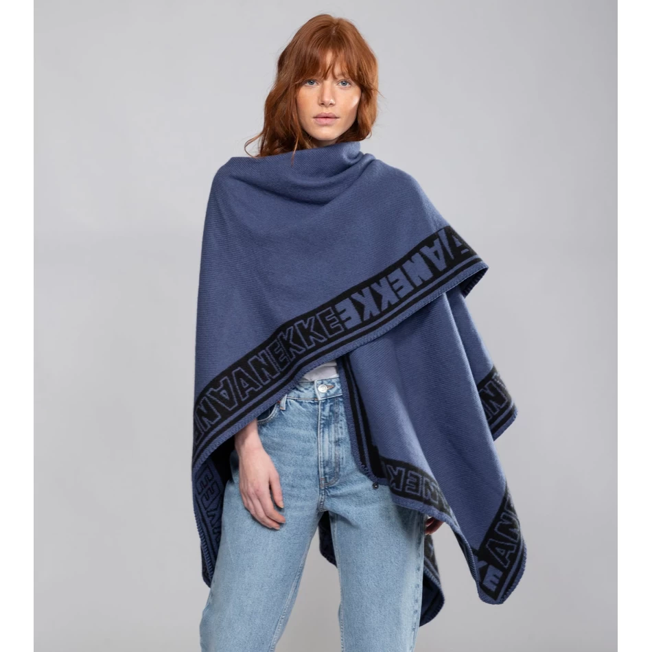Anekke Poncho Shodō Azul Marino