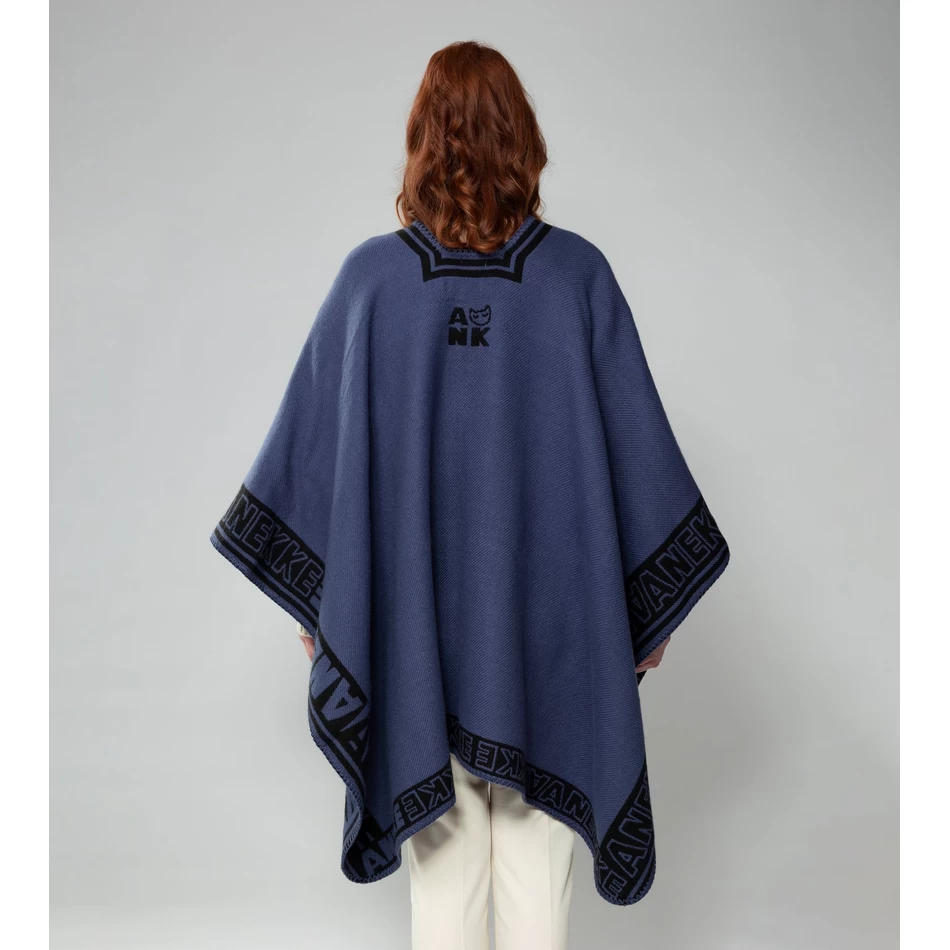 Anekke Poncho Shodō Azul Marino