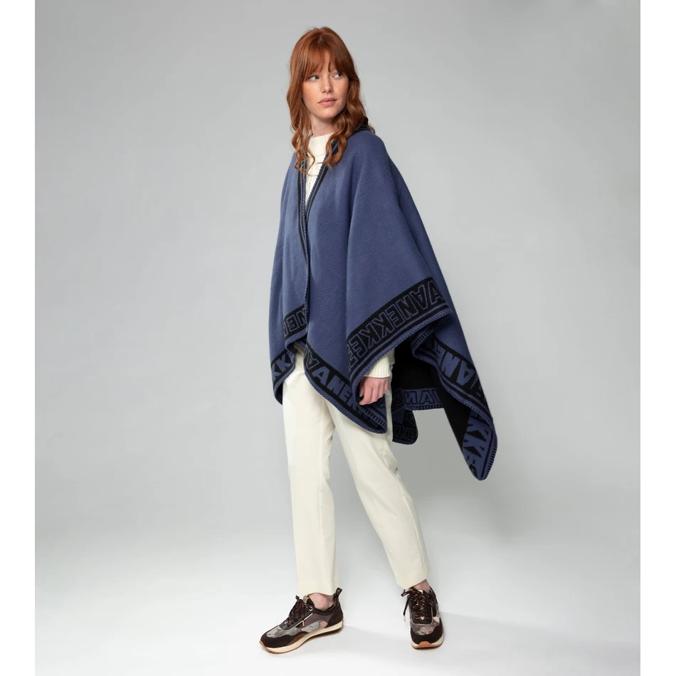 Anekke Poncho Shodō Azul Marino