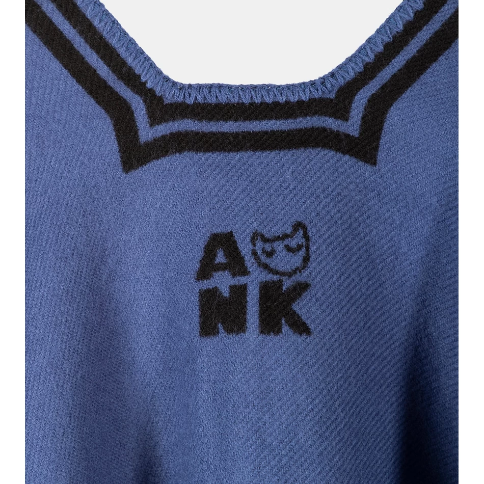 Anekke Poncho Shodō Azul Marino