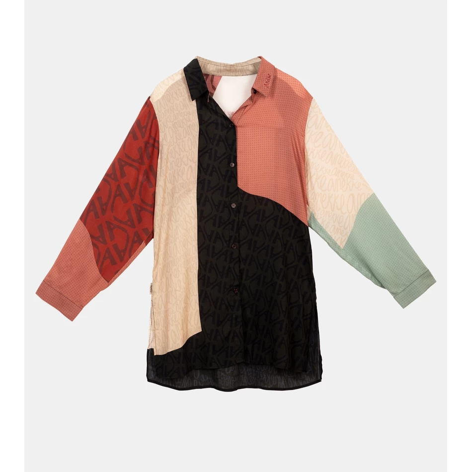 חולצה מודפסת בצבע Anekke