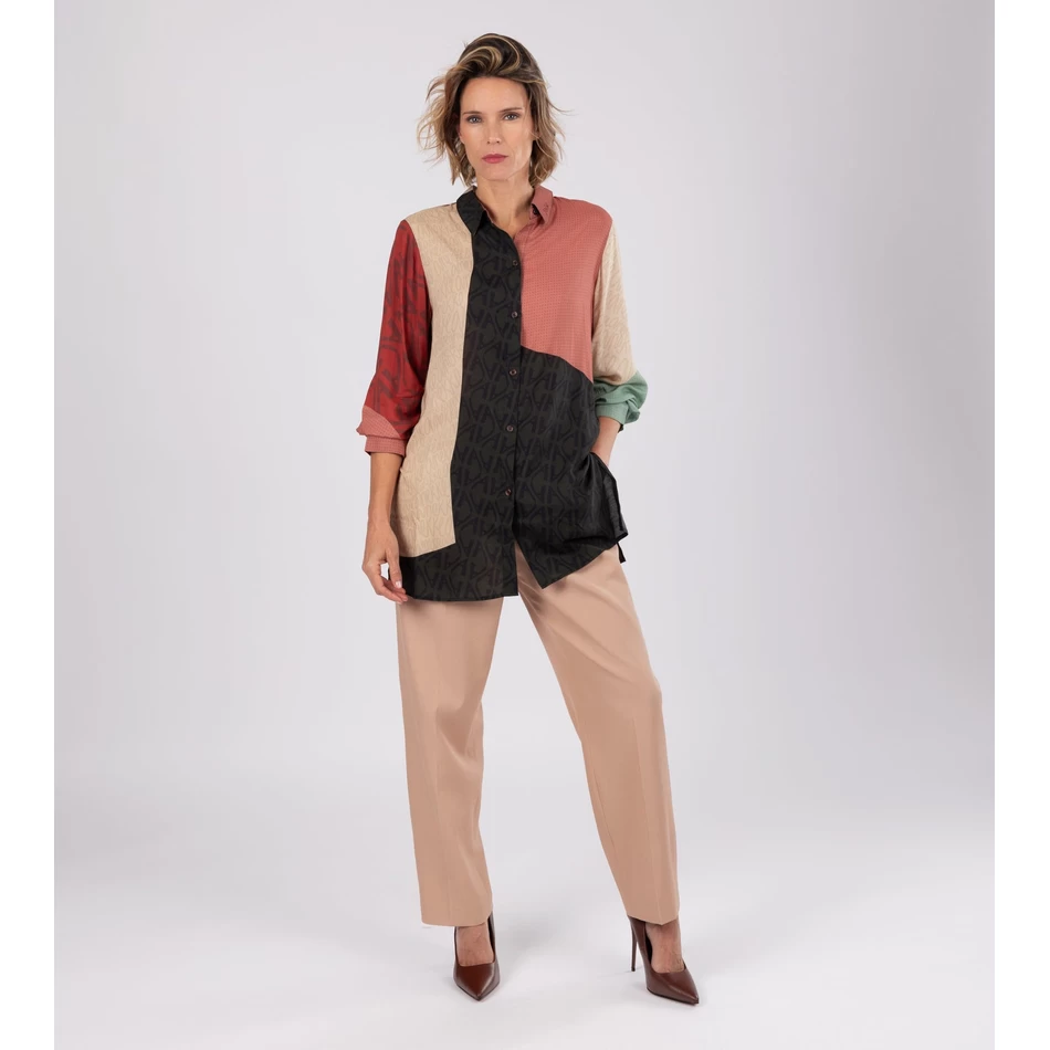 חולצה מודפסת בצבע Anekke