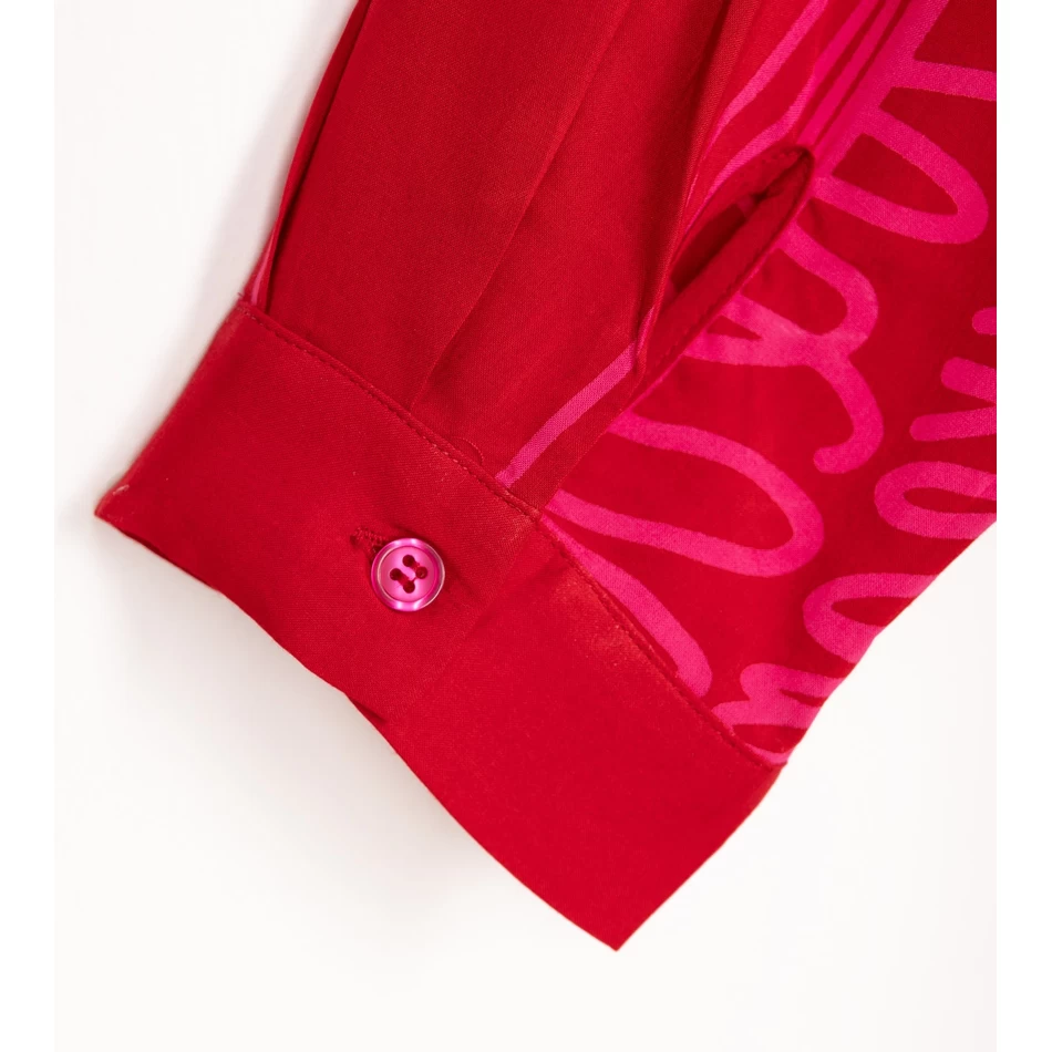 پیراهن قرمز مد Anekke