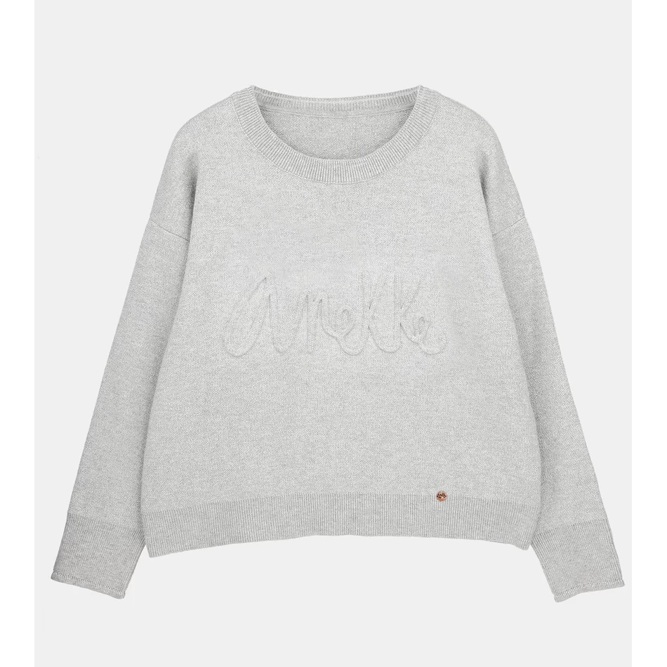 Anekke Gray Contemporary Sweater