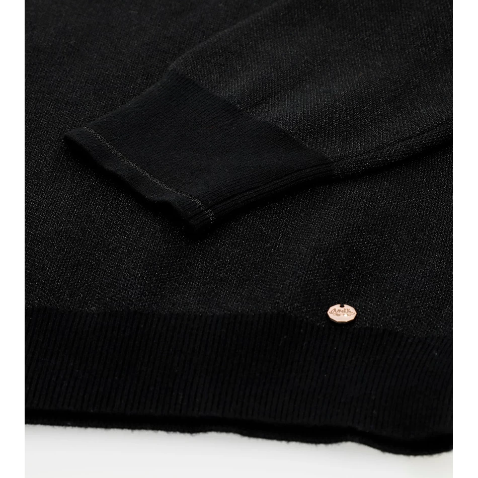 Sweter Kekinian Hitam Anekke
