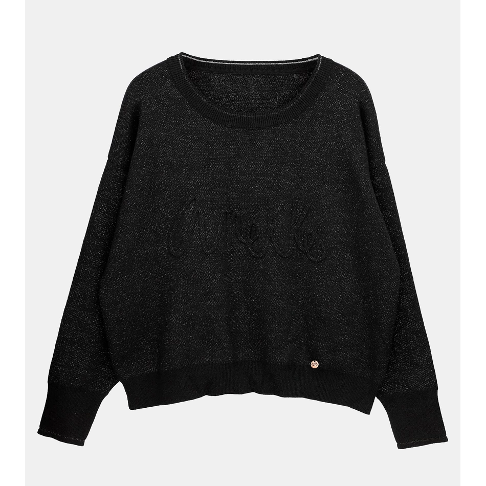 Anekke Black Contemporary Sweater