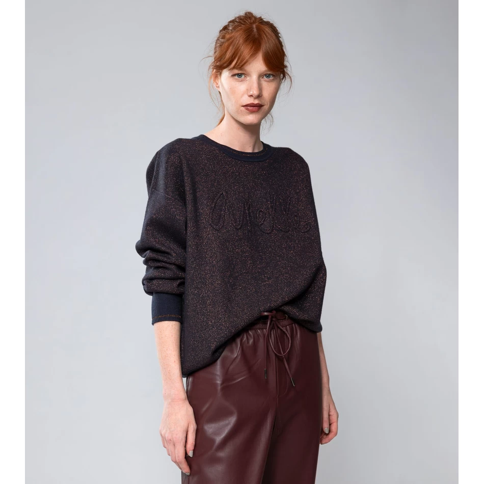 Anekke Miedziany Współczesny Sweter