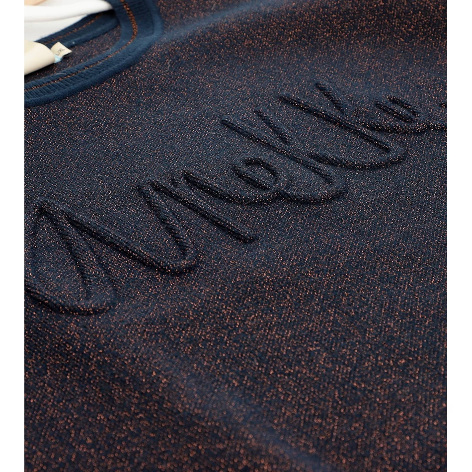 Anekke Miedziany Współczesny Sweter