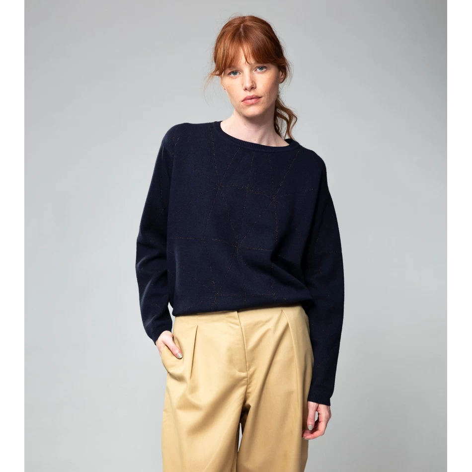 Sweter Shōen Biru Tua Anekke