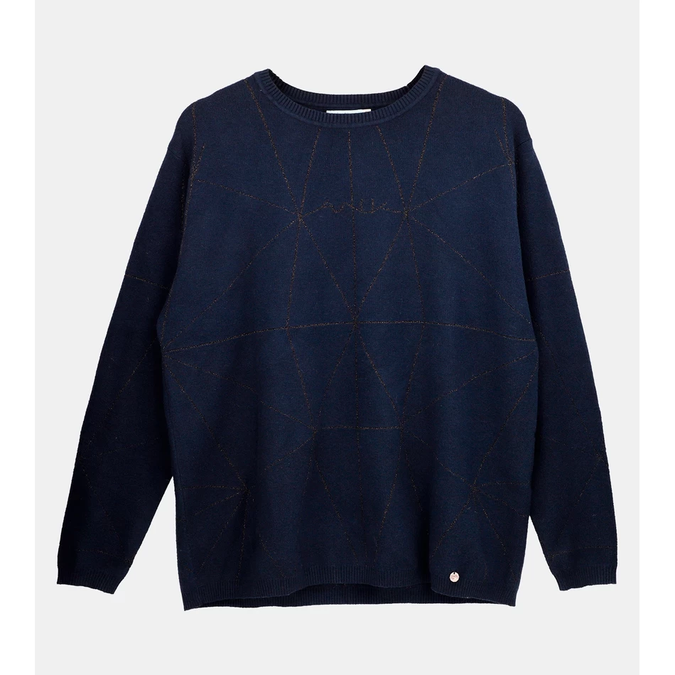 Anekke Navy Blue Shōen Sweater