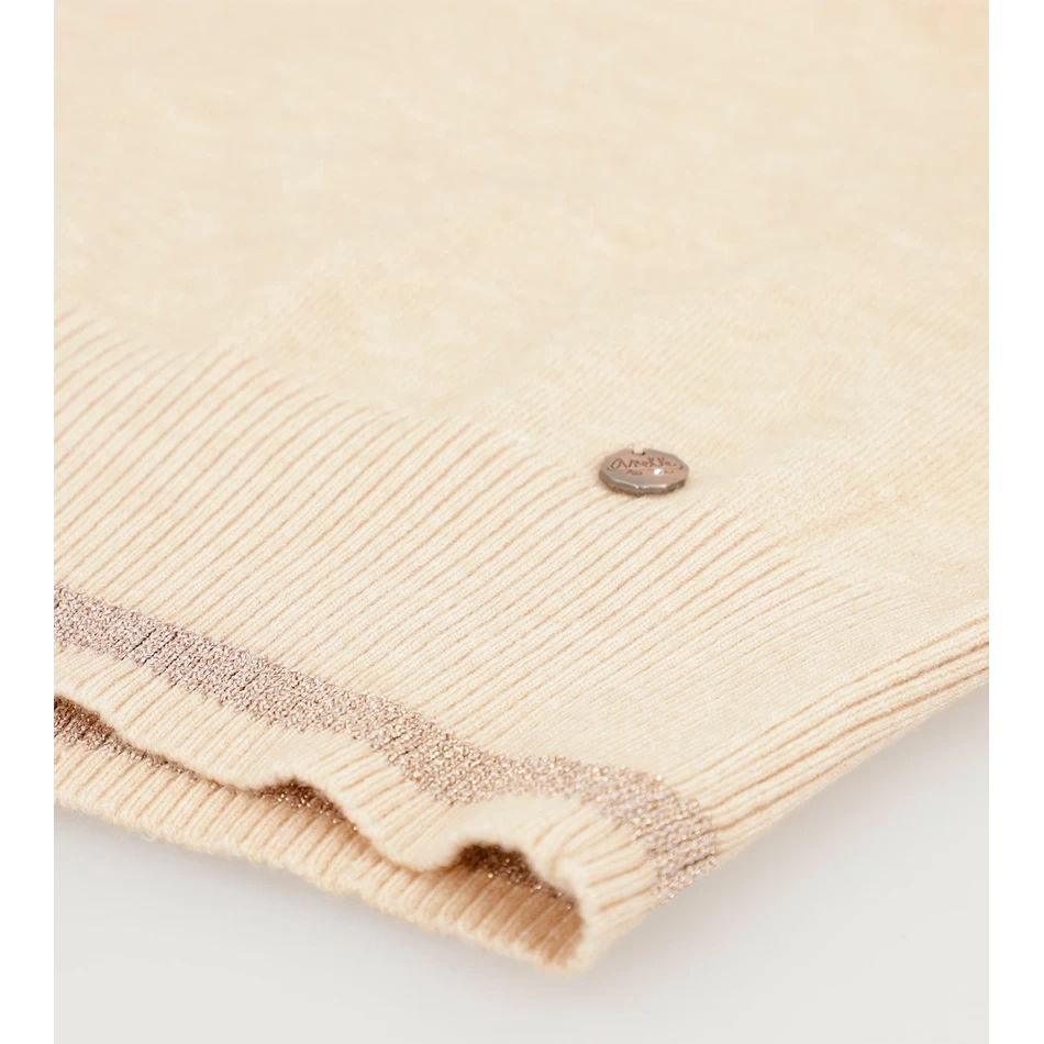 Sweter Kerah V Anekke Beige Shōen