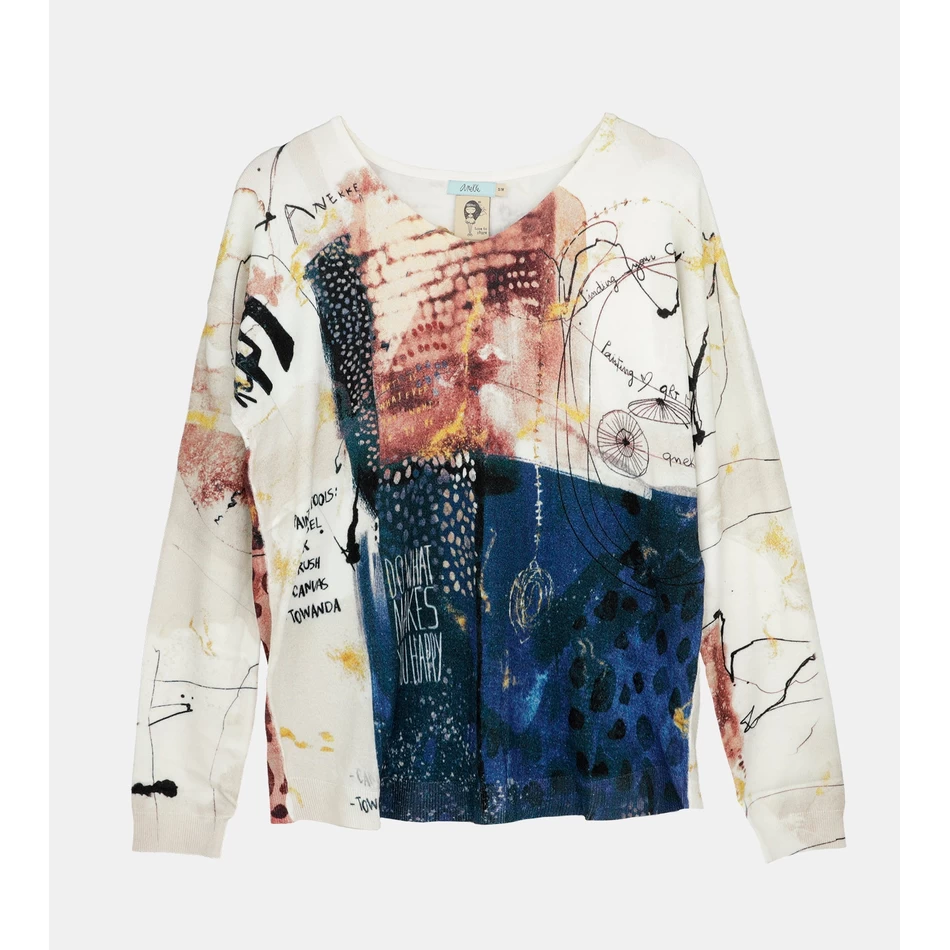 Anekke Brush Patterned Sweater