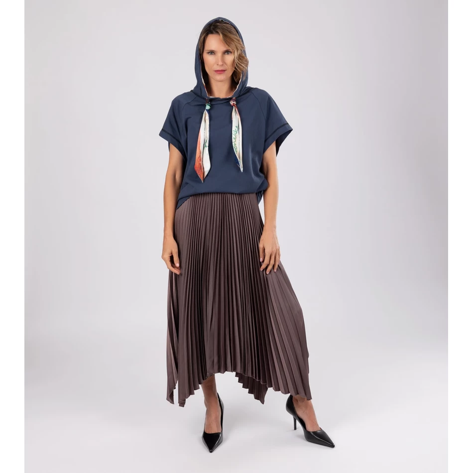 Anekke Studio Sötétkék Ujjatlan Pulóver