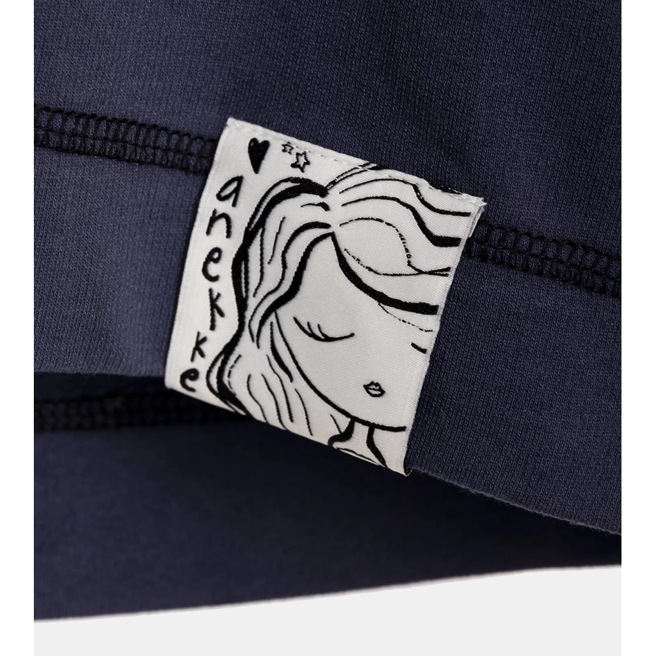 Anekke Studio Sötétkék Ujjatlan Pulóver