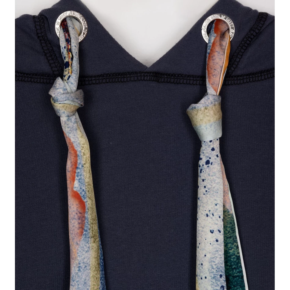 Anekke Studio Sötétkék Ujjatlan Pulóver