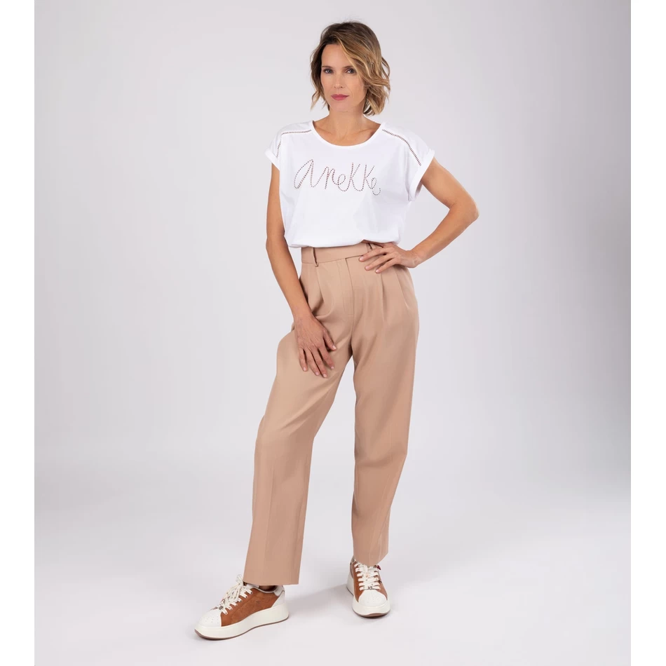 Anekke Anekke Balts T-krekls