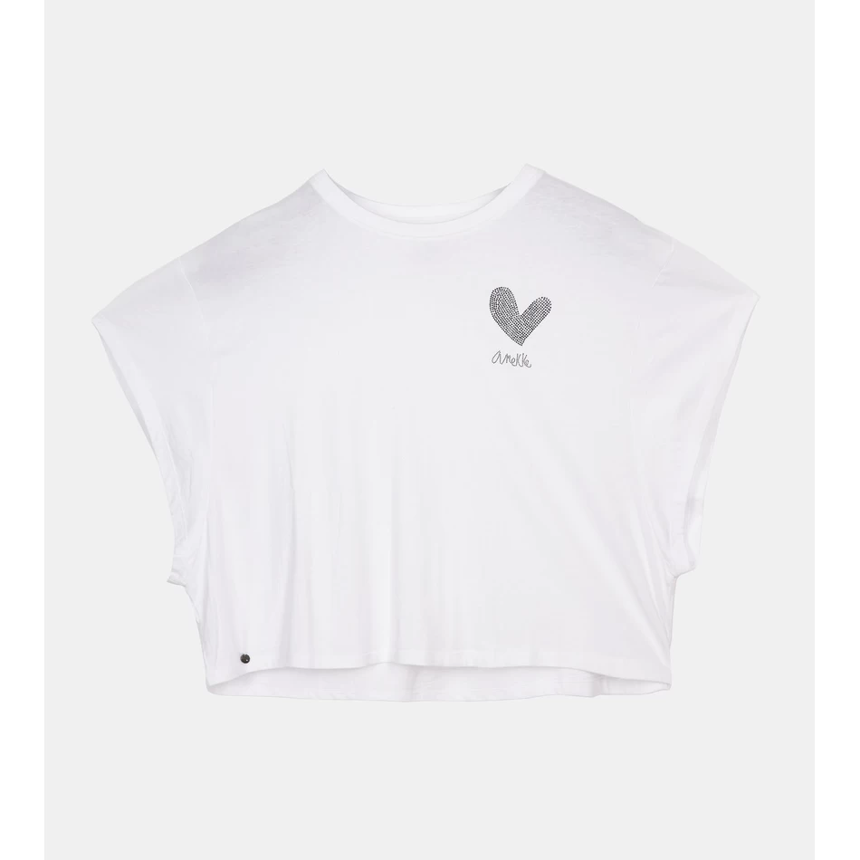 Anekke Anekke white crop top