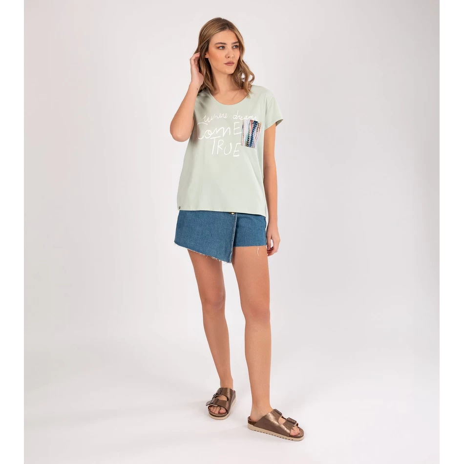 зелена тениска Anekke Studio