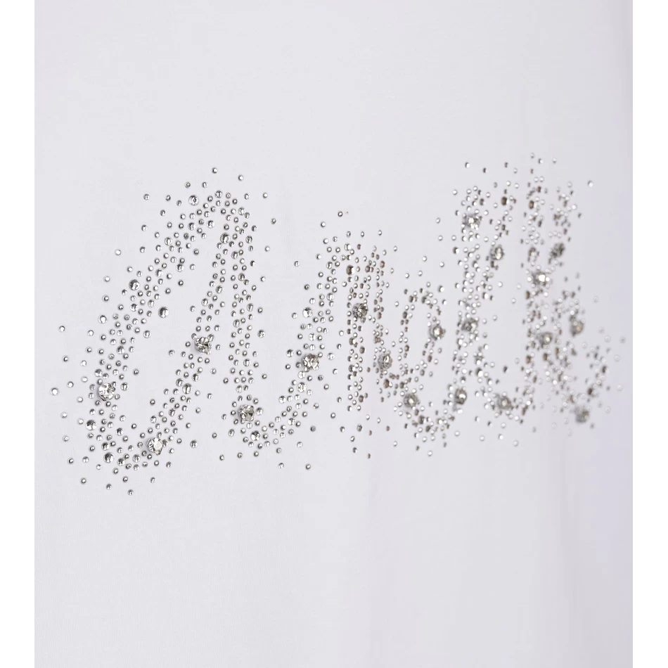 Anekke Bleščeča Bela Majica