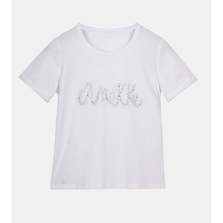 Anekke Glitter white T-shirt