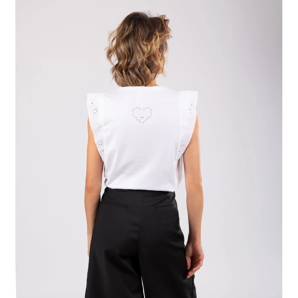 Anekke Anekke бял потник