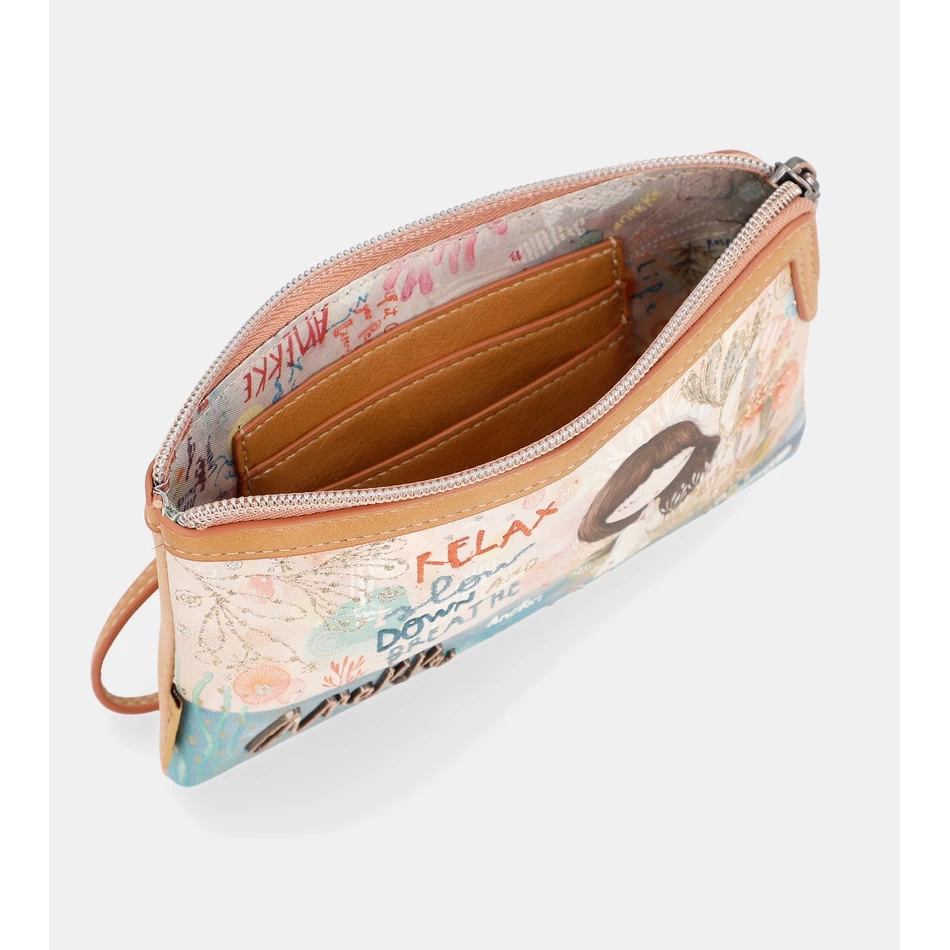 Anekke Mediterranean Wallet with cell phone holder