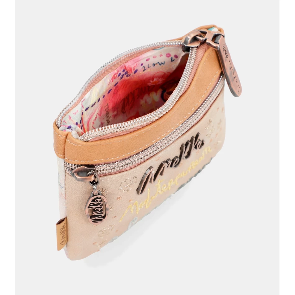 Anekke Slow Life Double zipper coin purse