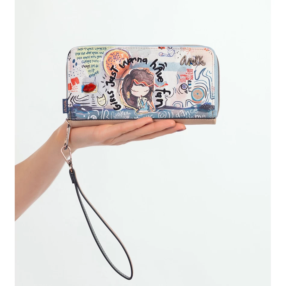 Anekke Portafoglio Con Cerniera Divertente E Musicale