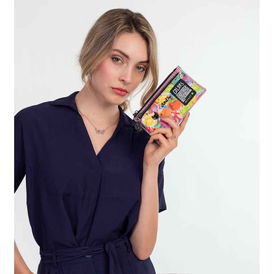 Anekke Gamtos Spalvų Raudona Piniginė