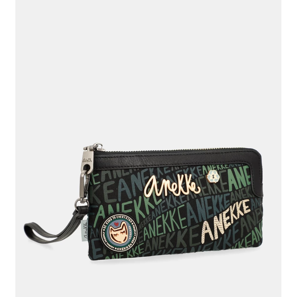 Anekke Nature Woods coin purse with hand strap