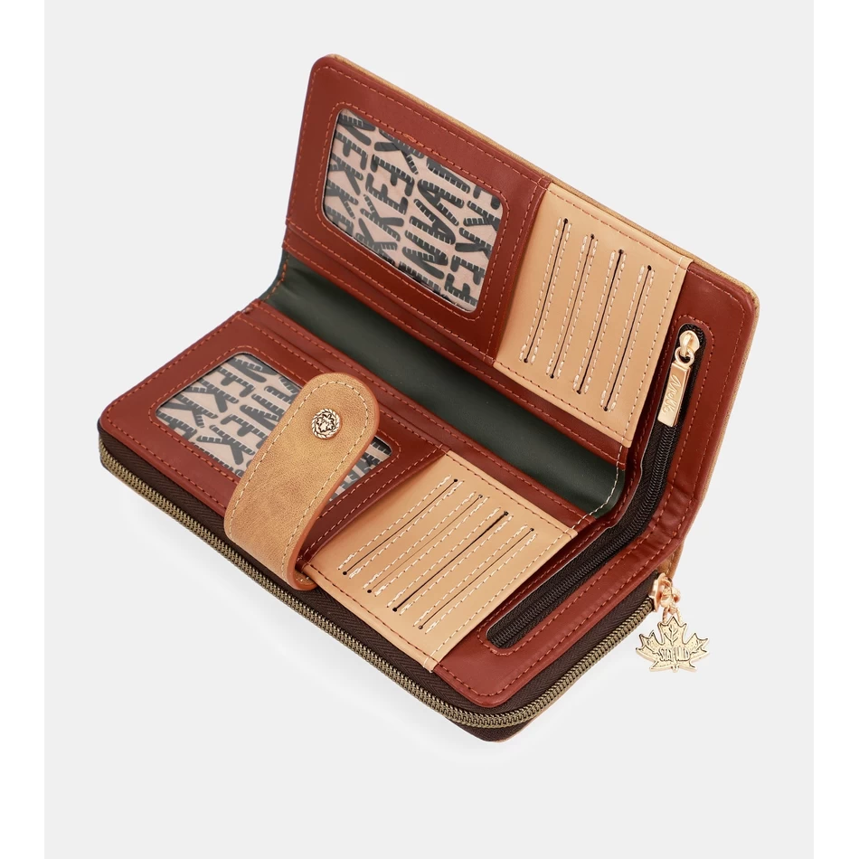 Anekke Urban green large wallet