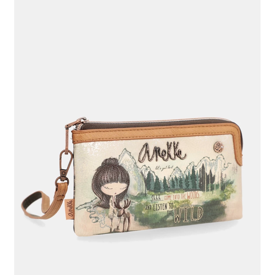 Anekke The Forest wallet with hand strap