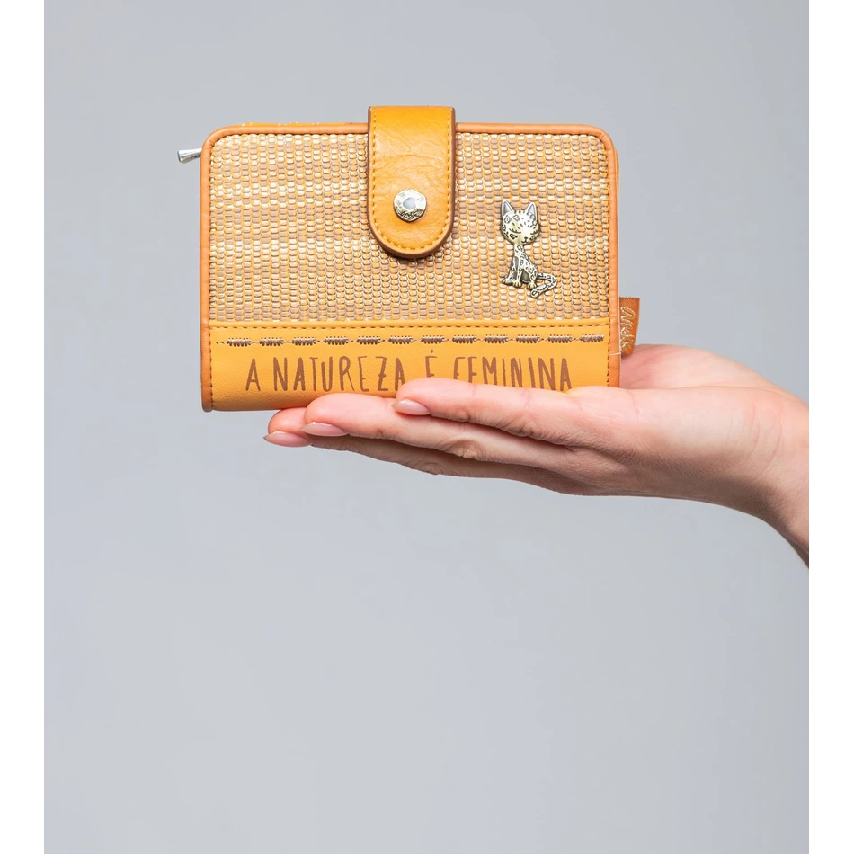 Anekke Nature Pachamama Medium Rfid Portemonnee Oker Oker