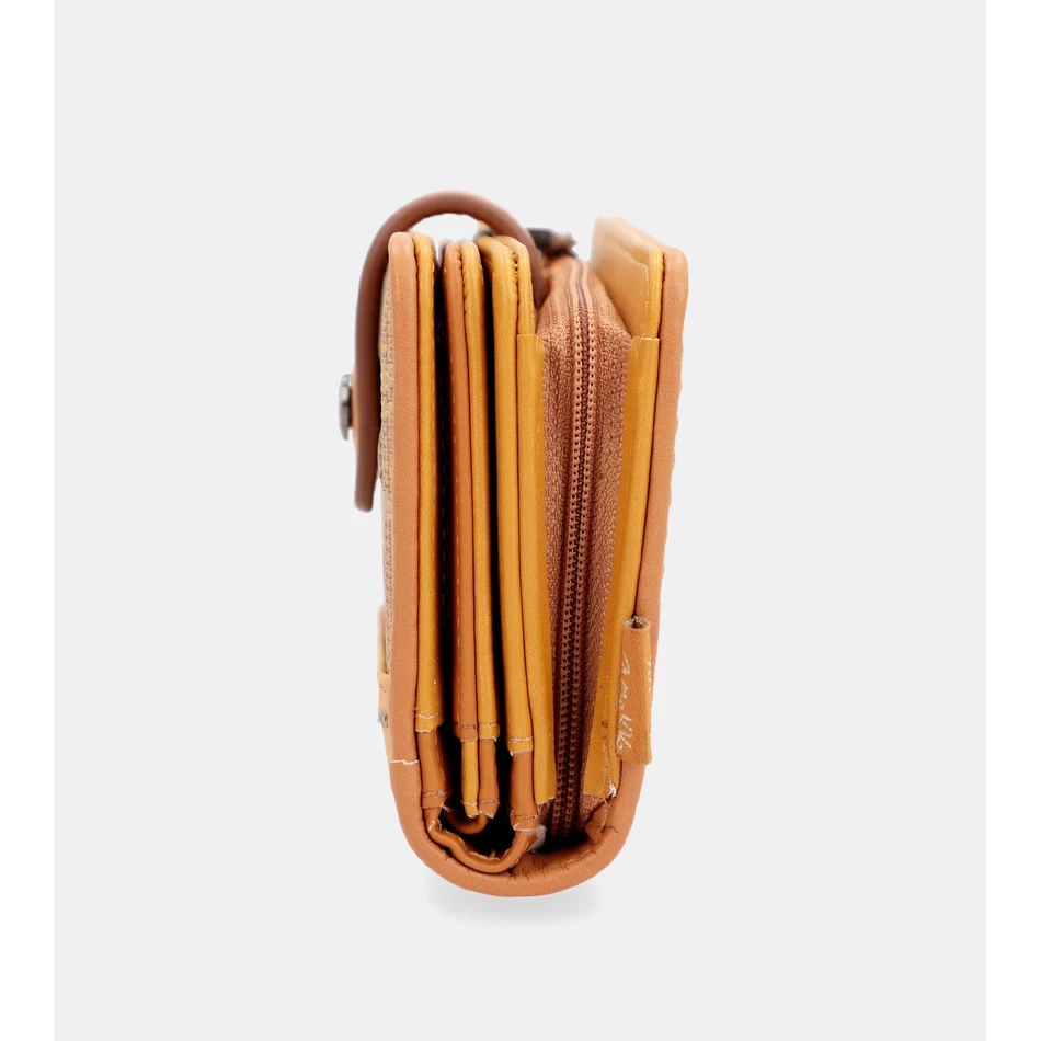 Anekke Nature Pachamama Medium Rfid Portemonnee Oker Oker