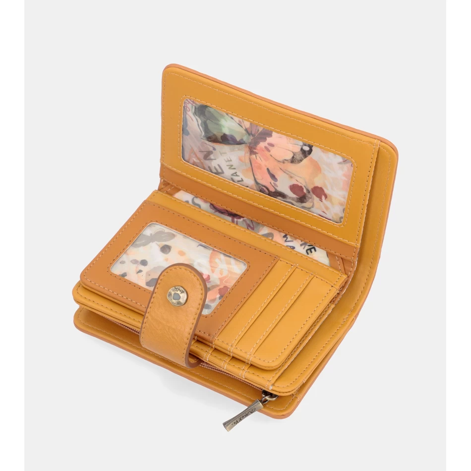 Anekke Nature Pachamama Medium Rfid Portemonnee Oker Oker