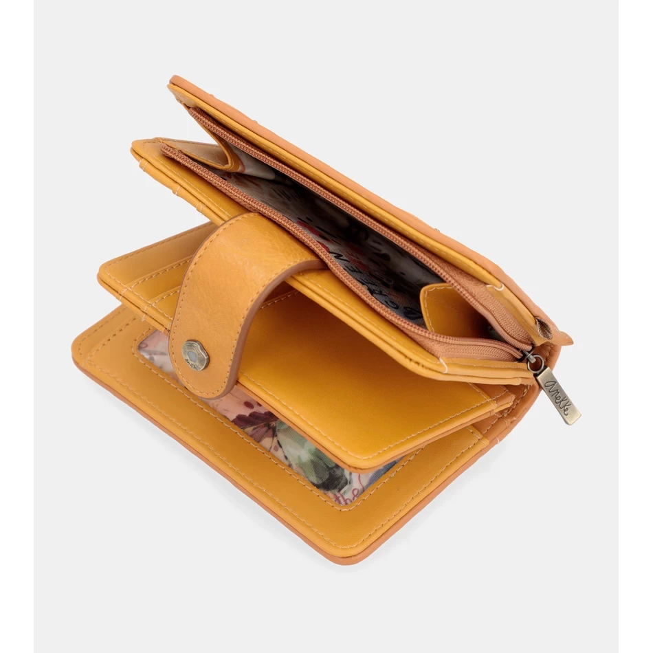 Anekke Nature Pachamama Medium Rfid Portemonnee Oker Oker