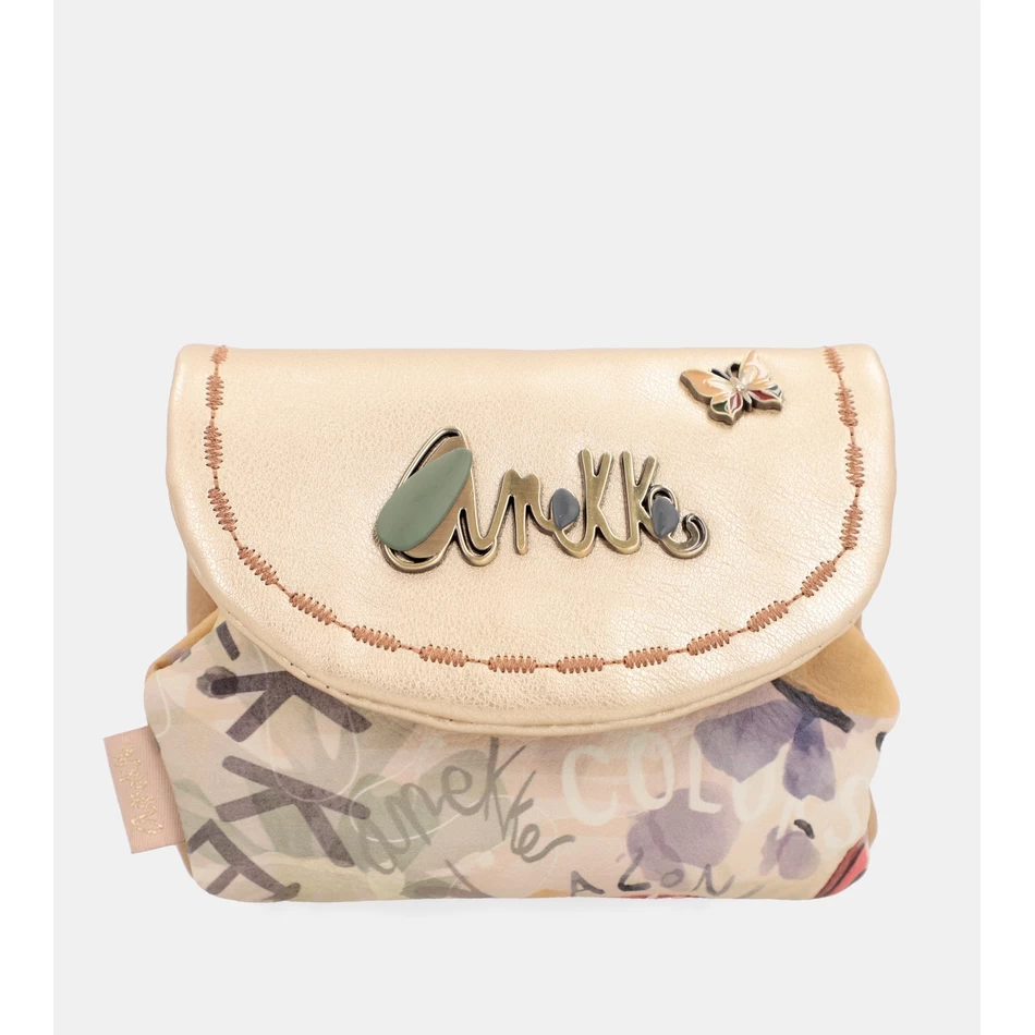 Anekke Nature Pachamama Portemonnee Met Gouden Klep