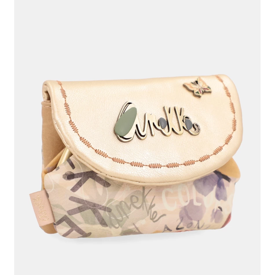 Anekke Nature Pachamama gold flap wallet