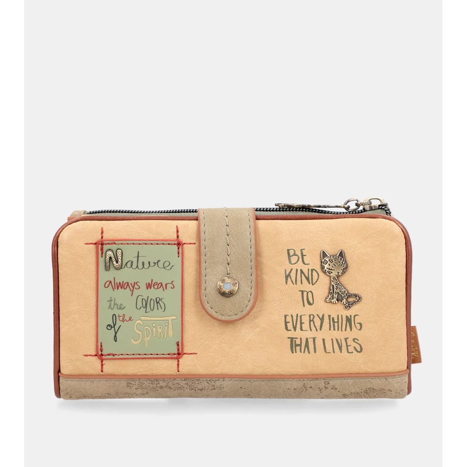 Anekke Portafoglio Grande E Flessibile Con Farfalla RFID